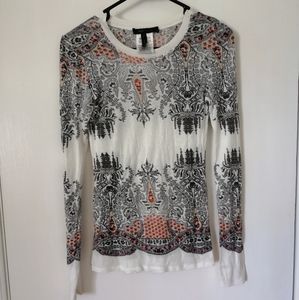 Long sleeve fitted blouse